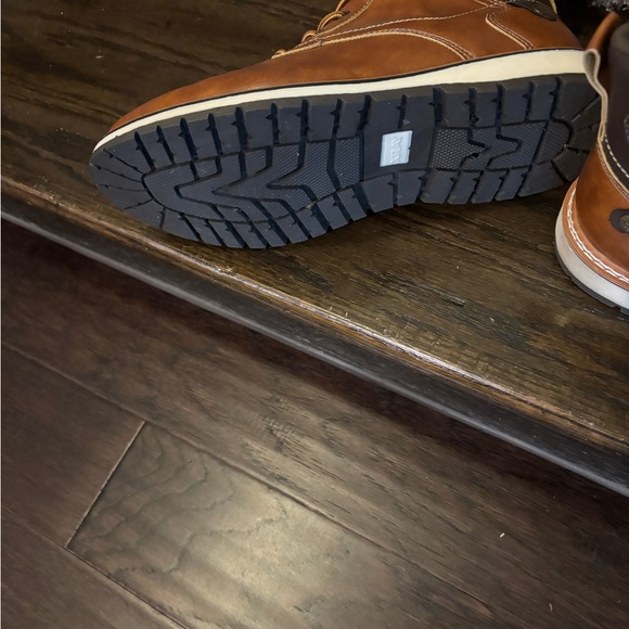 Men’s brown ankle boots. Triple tone brown ankle boots. - Picture 4 of 5